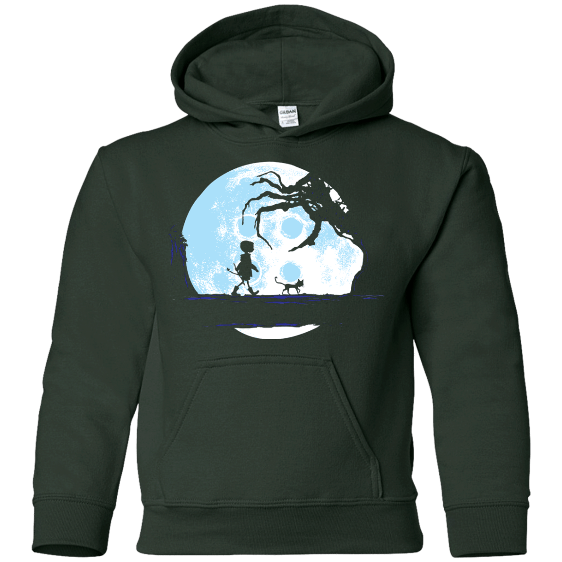 Sweatshirts Forest Green / YS Perfect Moonwalk- Coraline Youth Hoodie