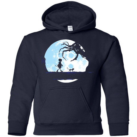 Sweatshirts Navy / YS Perfect Moonwalk- Coraline Youth Hoodie