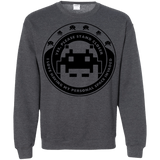 Sweatshirts Dark Heather / S Personal Space Invader Crewneck Sweatshirt