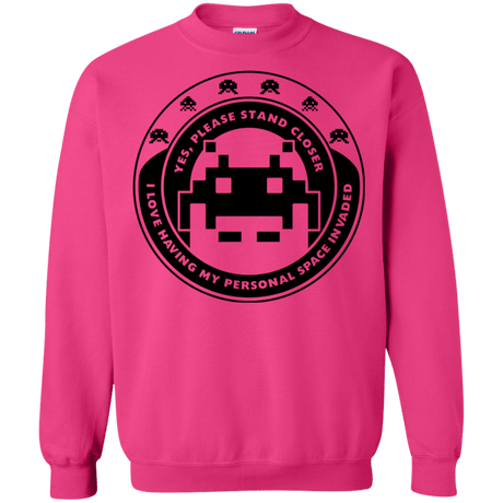 Sweatshirts Heliconia / S Personal Space Invader Crewneck Sweatshirt