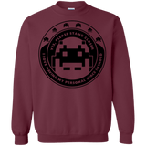 Sweatshirts Maroon / S Personal Space Invader Crewneck Sweatshirt