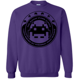 Sweatshirts Purple / S Personal Space Invader Crewneck Sweatshirt