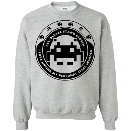 Sweatshirts Sport Grey / S Personal Space Invader Crewneck Sweatshirt