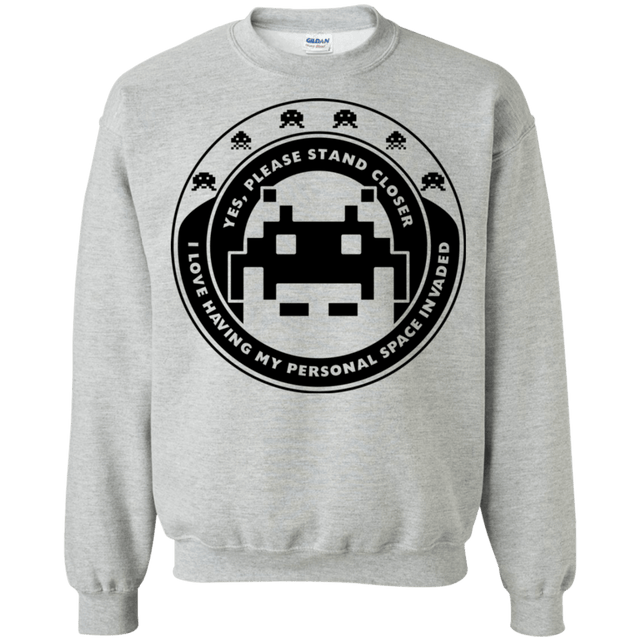 Sweatshirts Sport Grey / S Personal Space Invader Crewneck Sweatshirt