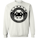 Sweatshirts White / S Personal Space Invader Crewneck Sweatshirt