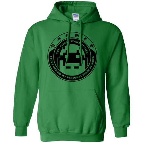 Sweatshirts Irish Green / S Personal Space Invader Pullover Hoodie