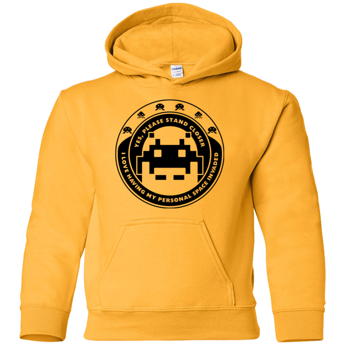 Sweatshirts Gold / YS Personal Space Invader Youth Hoodie