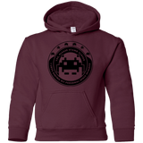 Sweatshirts Maroon / YS Personal Space Invader Youth Hoodie