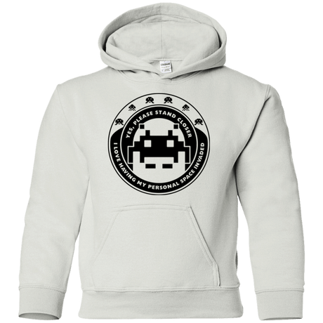 Sweatshirts White / YS Personal Space Invader Youth Hoodie