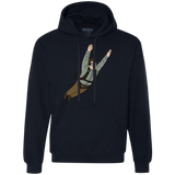 Sweatshirts Navy / S Peter is my Hero Premium Fleece Hoodie