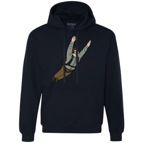 Sweatshirts Navy / S Peter is my Hero Premium Fleece Hoodie