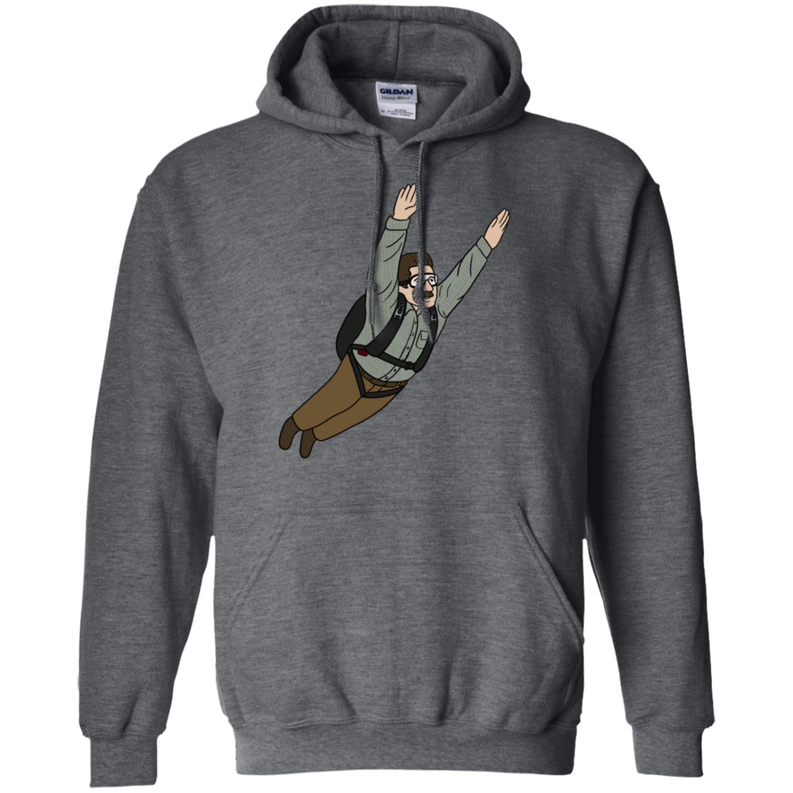 Sweatshirts Dark Heather / S Peter is my Hero Pullover Hoodie