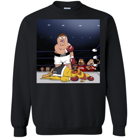 Sweatshirts Black / S Peter vs Giant Chicken Crewneck Sweatshirt