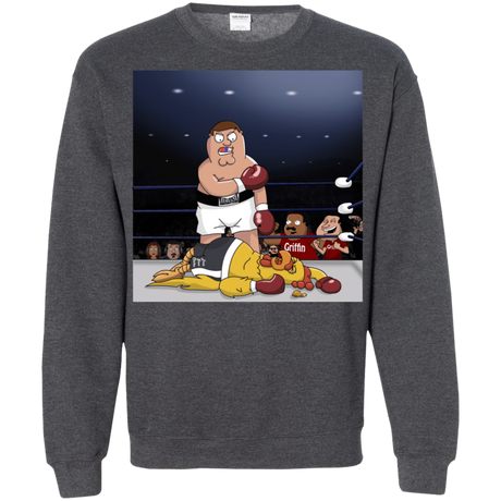 Sweatshirts Dark Heather / S Peter vs Giant Chicken Crewneck Sweatshirt