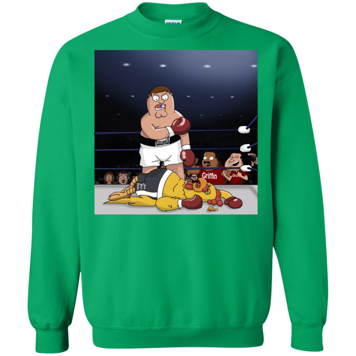 Sweatshirts Irish Green / S Peter vs Giant Chicken Crewneck Sweatshirt
