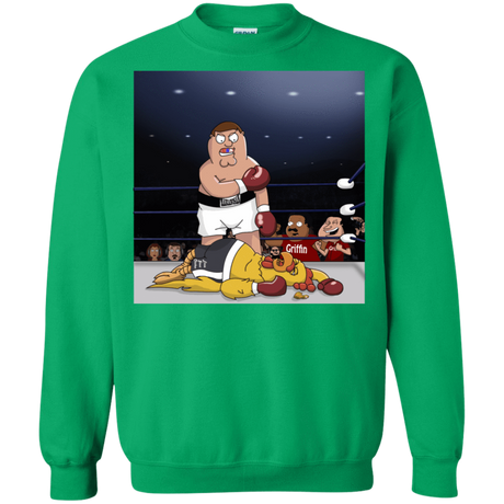 Sweatshirts Irish Green / S Peter vs Giant Chicken Crewneck Sweatshirt