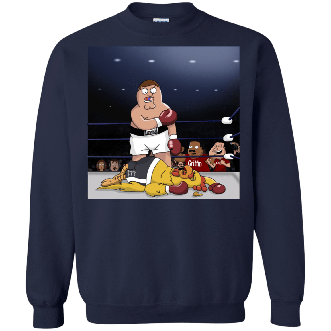 Sweatshirts Navy / S Peter vs Giant Chicken Crewneck Sweatshirt