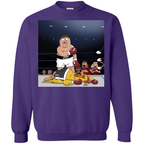 Sweatshirts Purple / S Peter vs Giant Chicken Crewneck Sweatshirt