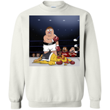 Sweatshirts White / S Peter vs Giant Chicken Crewneck Sweatshirt