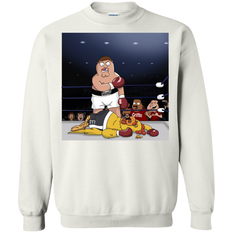 Sweatshirts White / S Peter vs Giant Chicken Crewneck Sweatshirt