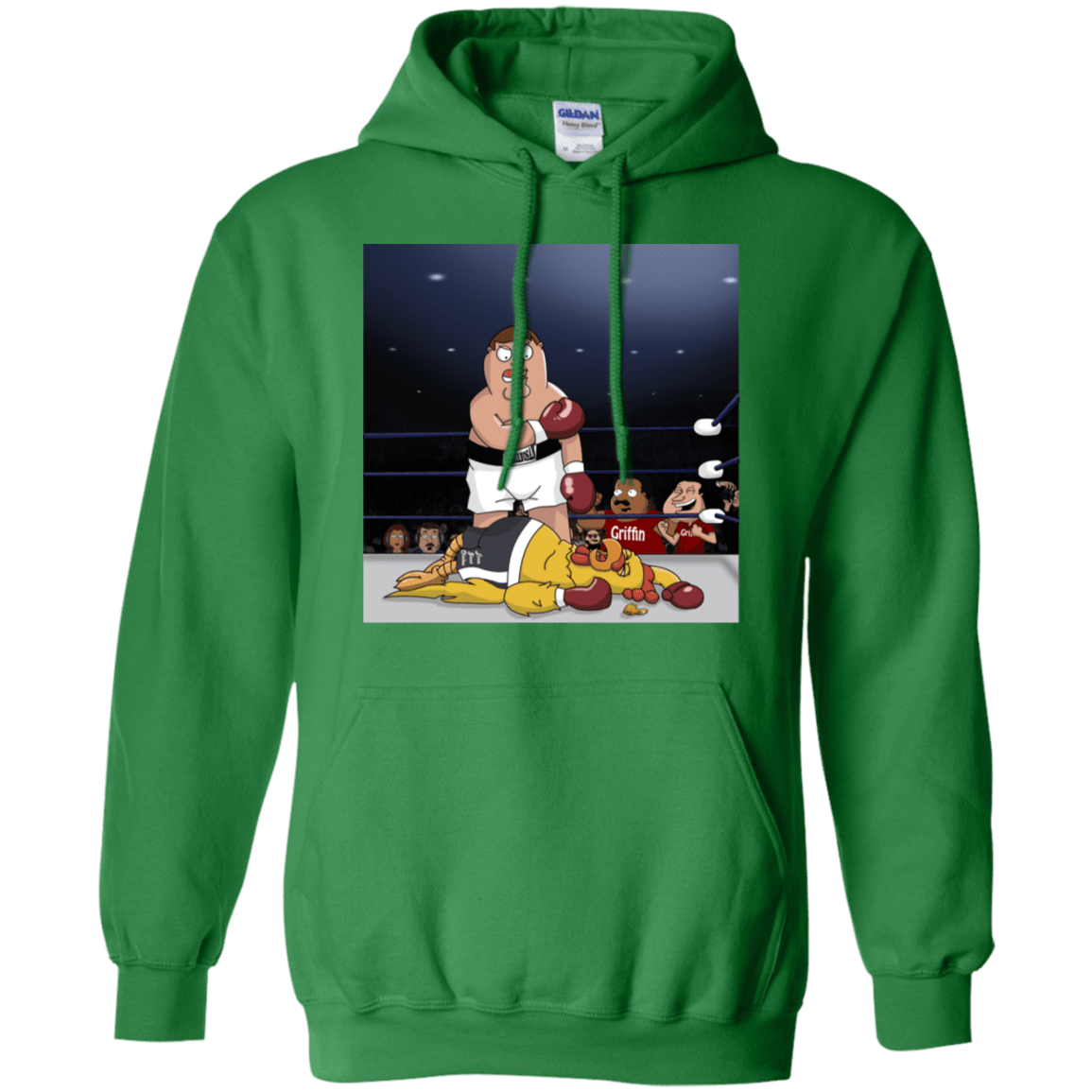 Sweatshirts Irish Green / S Peter vs Giant Chicken Pullover Hoodie