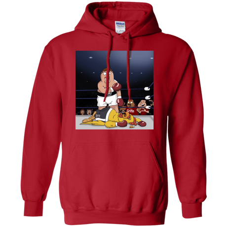 Sweatshirts Red / S Peter vs Giant Chicken Pullover Hoodie