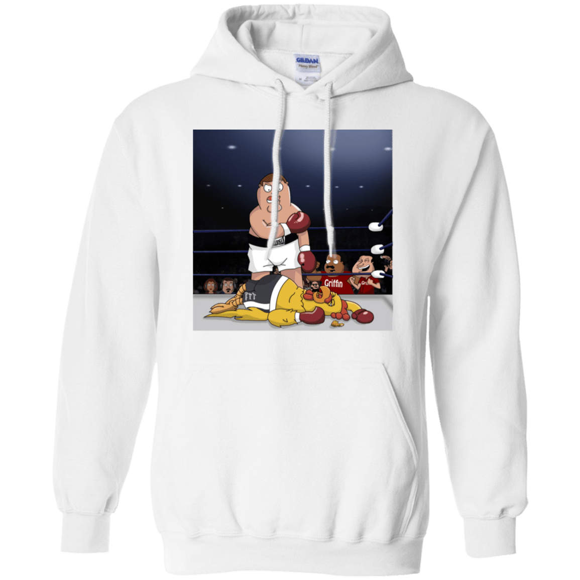 Sweatshirts White / S Peter vs Giant Chicken Pullover Hoodie