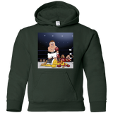 Sweatshirts Forest Green / YS Peter vs Giant Chicken Youth Hoodie