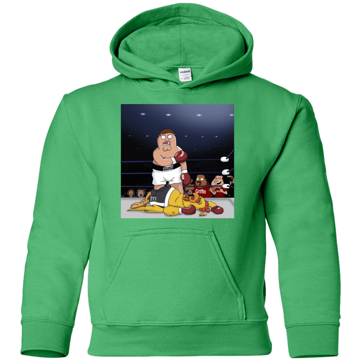 Sweatshirts Irish Green / YS Peter vs Giant Chicken Youth Hoodie
