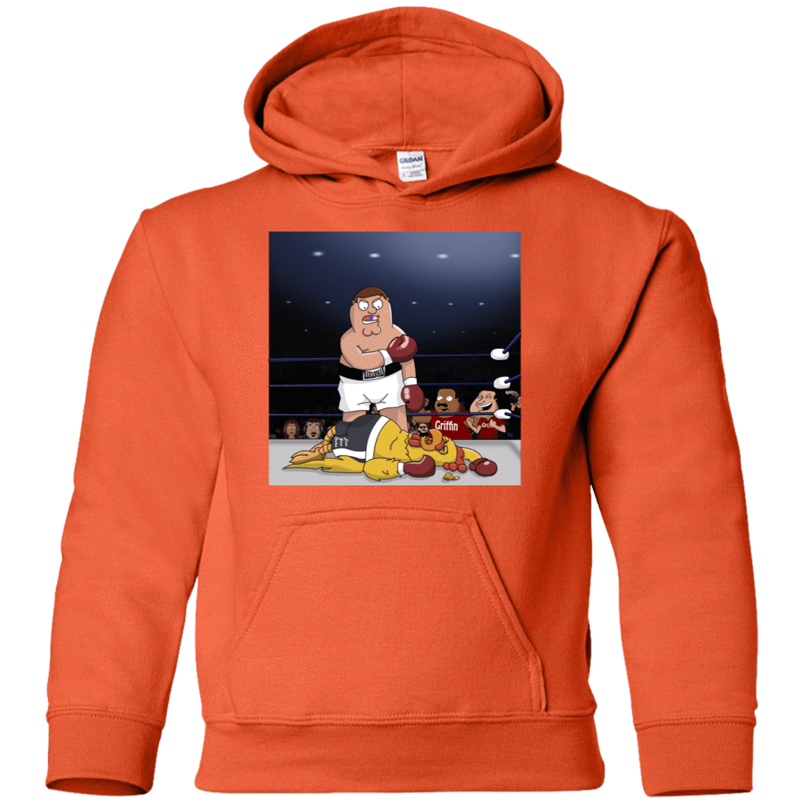 Sweatshirts Orange / YS Peter vs Giant Chicken Youth Hoodie