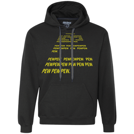 Sweatshirts Black / S Pew Pew Pew Premium Fleece Hoodie