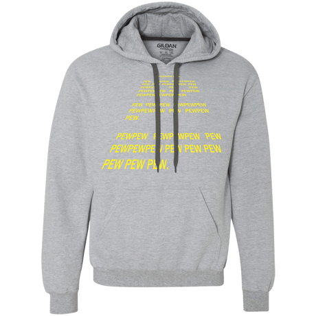 Sweatshirts Sport Grey / S Pew Pew Pew Premium Fleece Hoodie