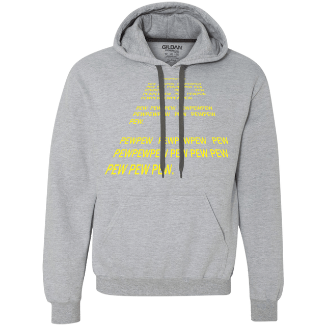 Sweatshirts Sport Grey / S Pew Pew Pew Premium Fleece Hoodie