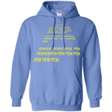 Sweatshirts Carolina Blue / S Pew Pew Pew Pullover Hoodie