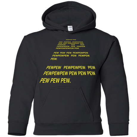 Sweatshirts Black / YS Pew Pew Pew Youth Hoodie
