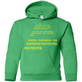 Sweatshirts Irish Green / YS Pew Pew Pew Youth Hoodie