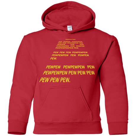 Sweatshirts Red / YS Pew Pew Pew Youth Hoodie