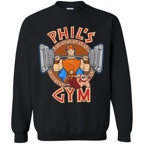 Sweatshirts Black / Small Phil's Gym Crewneck Sweatshirt