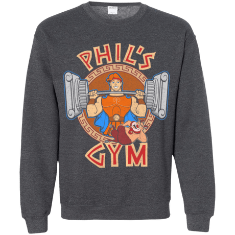 Sweatshirts Dark Heather / Small Phil's Gym Crewneck Sweatshirt