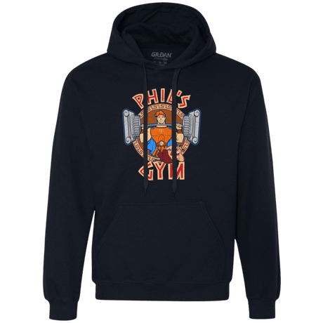 Sweatshirts Navy / Small Phil's Gym Premium Fleece Hoodie