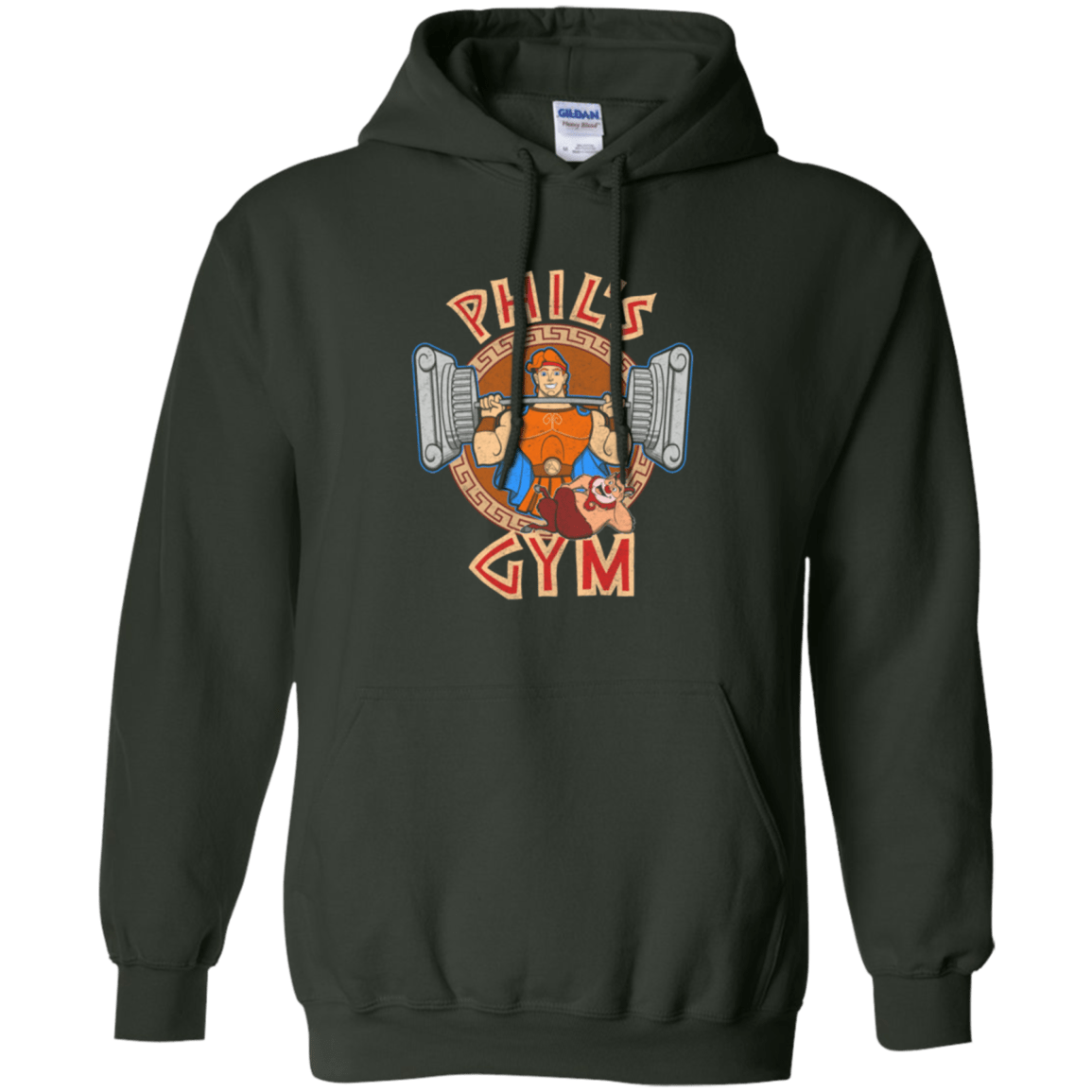 Sweatshirts Forest Green / Small Phil's Gym Pullover Hoodie