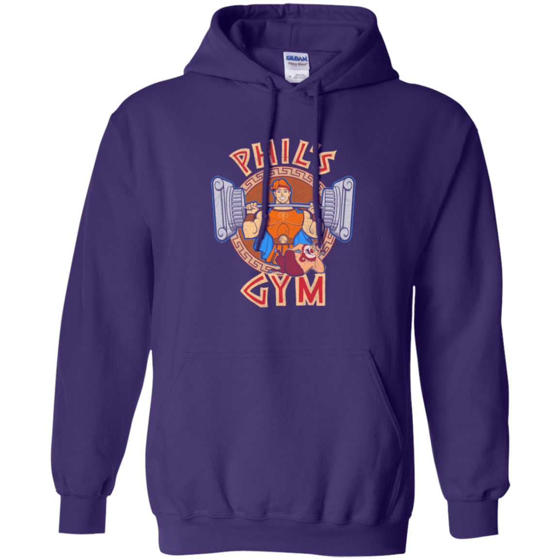 Sweatshirts Purple / Small Phil's Gym Pullover Hoodie