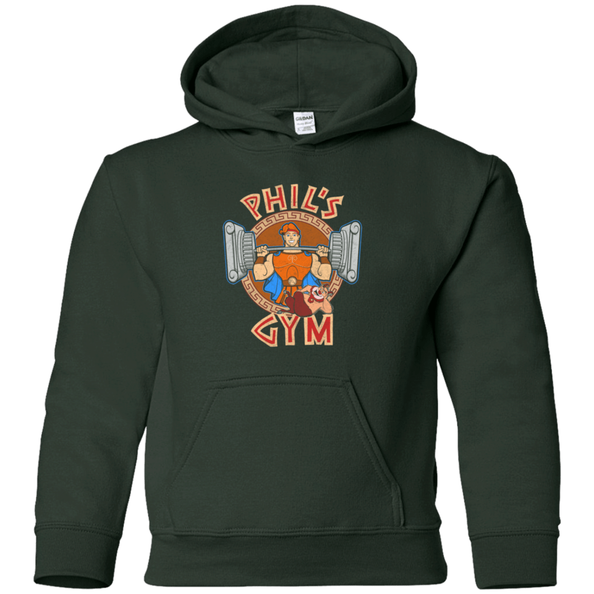 Sweatshirts Forest Green / YS Phil's Gym Youth Hoodie