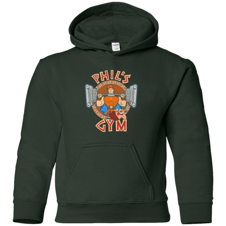 Sweatshirts Forest Green / YS Phil's Gym Youth Hoodie