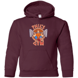 Sweatshirts Maroon / YS Phil's Gym Youth Hoodie