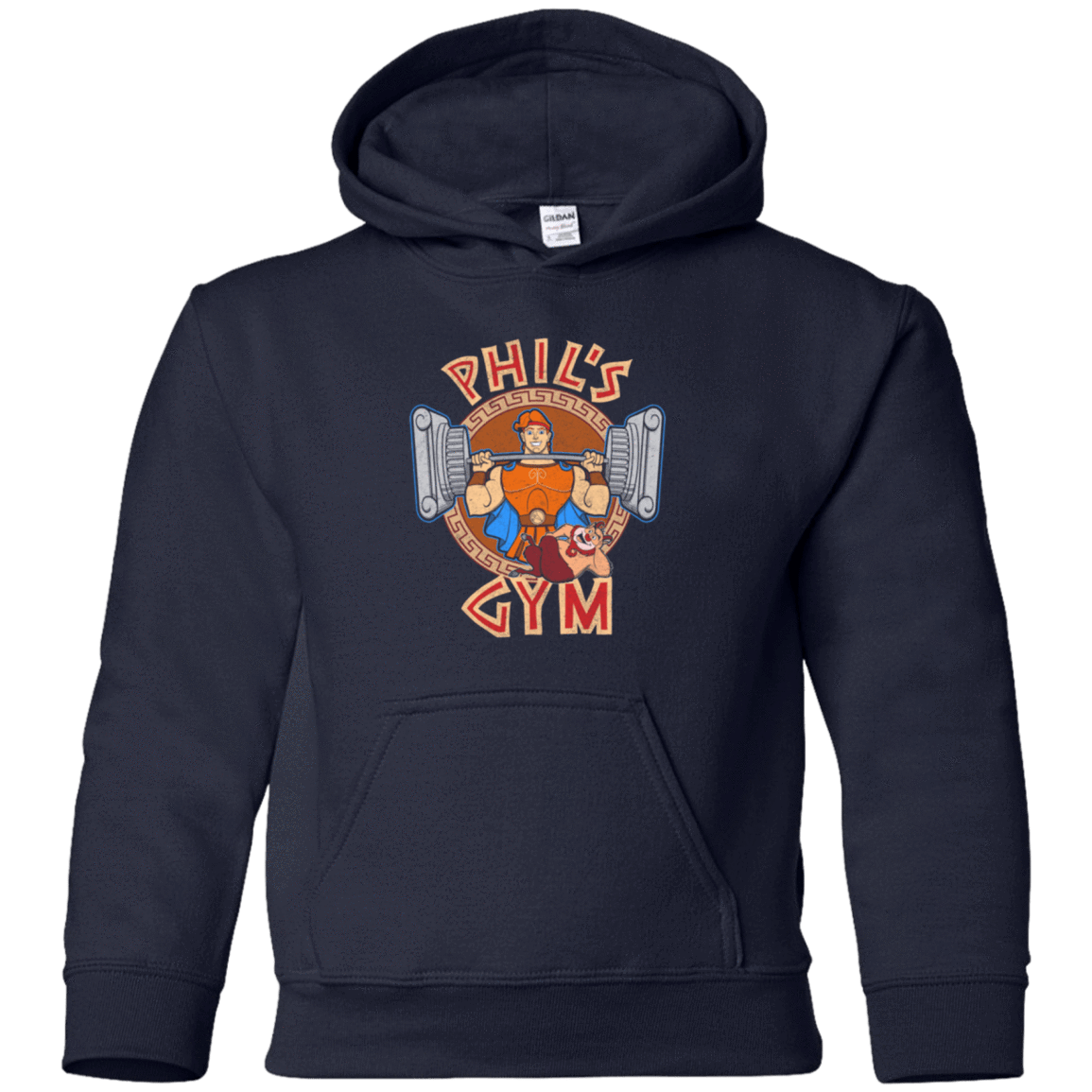 Sweatshirts Navy / YS Phil's Gym Youth Hoodie