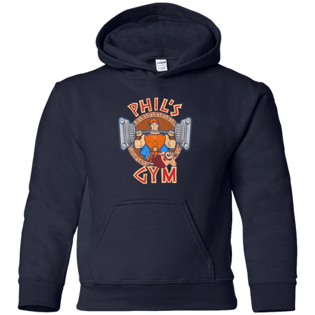 Sweatshirts Navy / YS Phil's Gym Youth Hoodie