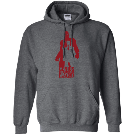 Sweatshirts Dark Heather / Small Philanthropist Club Pullover Hoodie