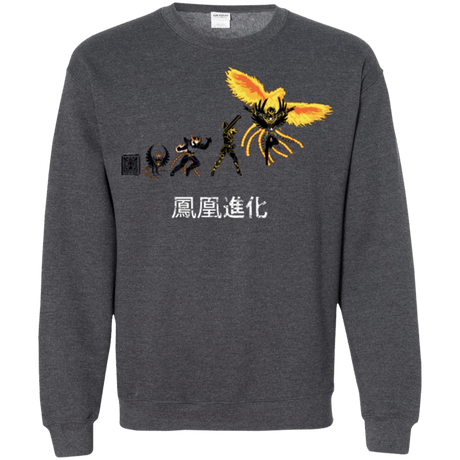 Sweatshirts Dark Heather / Small Phoenix Evolution Crewneck Sweatshirt