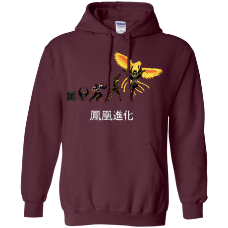 Sweatshirts Maroon / Small Phoenix Evolution Pullover Hoodie